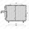 DELPHI TSP0225041 Condenser, air conditioning